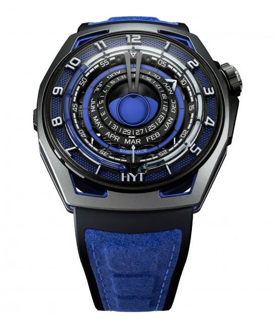Replica HYT SuperNova Blue H02758 Watch